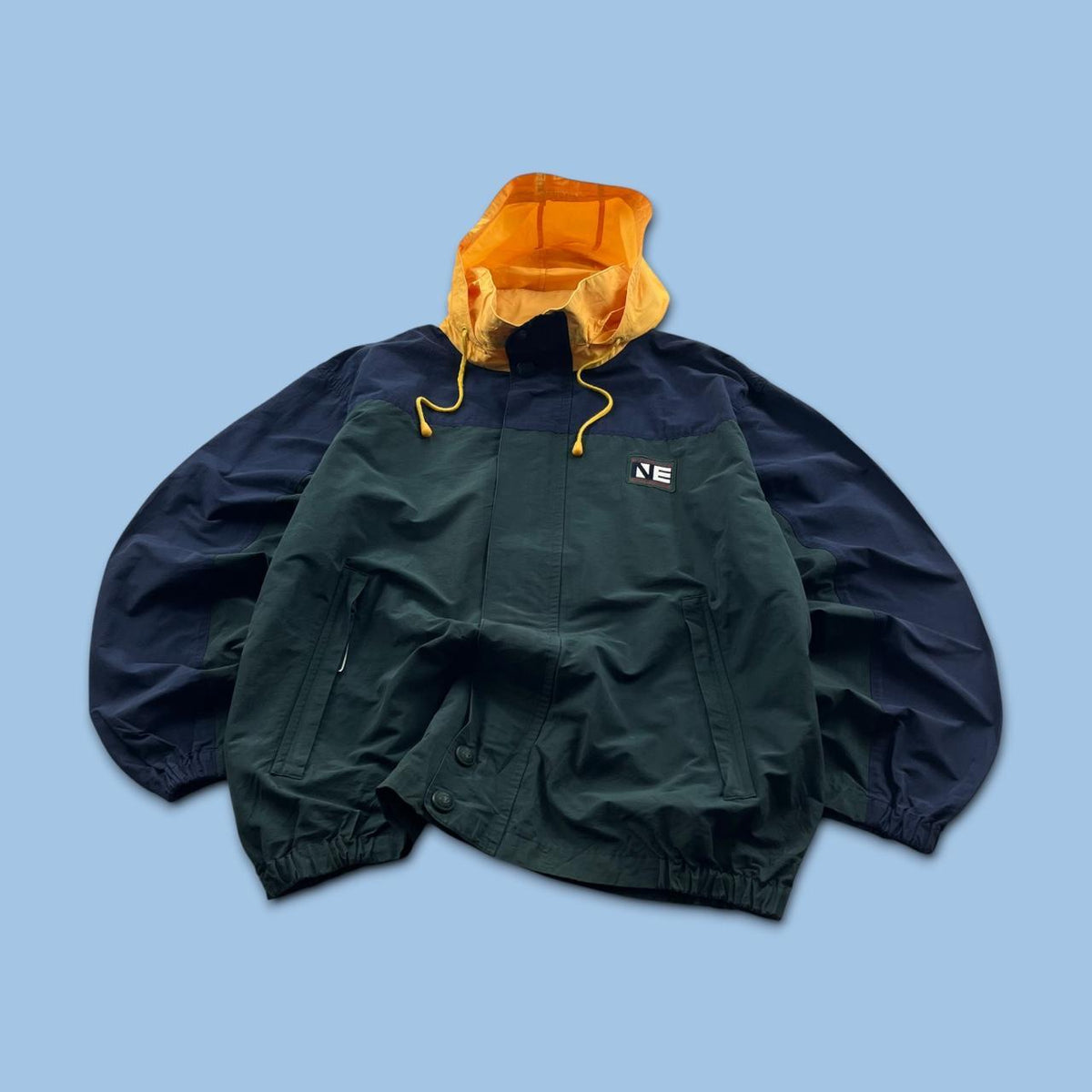 VINTAGE 90s NAUTICA EXPEDITION WINDBREAKER JACKET FOREST GREEN