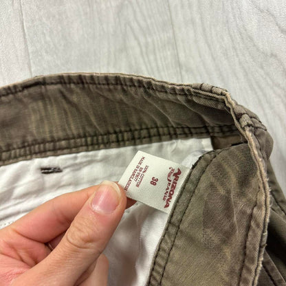 VINTAGE Y2K ARIZONA BAGGY LOOSE CAMO SHORTS KHAKI