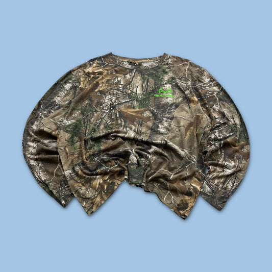 VINTAGE Y2K REALTREE LONG SLEEVE T SHIRT CAMO