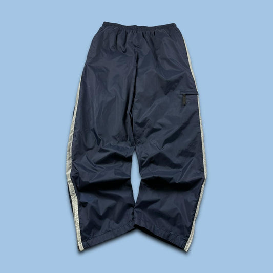 VINTAGE Y2K NIKE BAGGY CARGO TRACKSUIT BOTTOMS NAVY