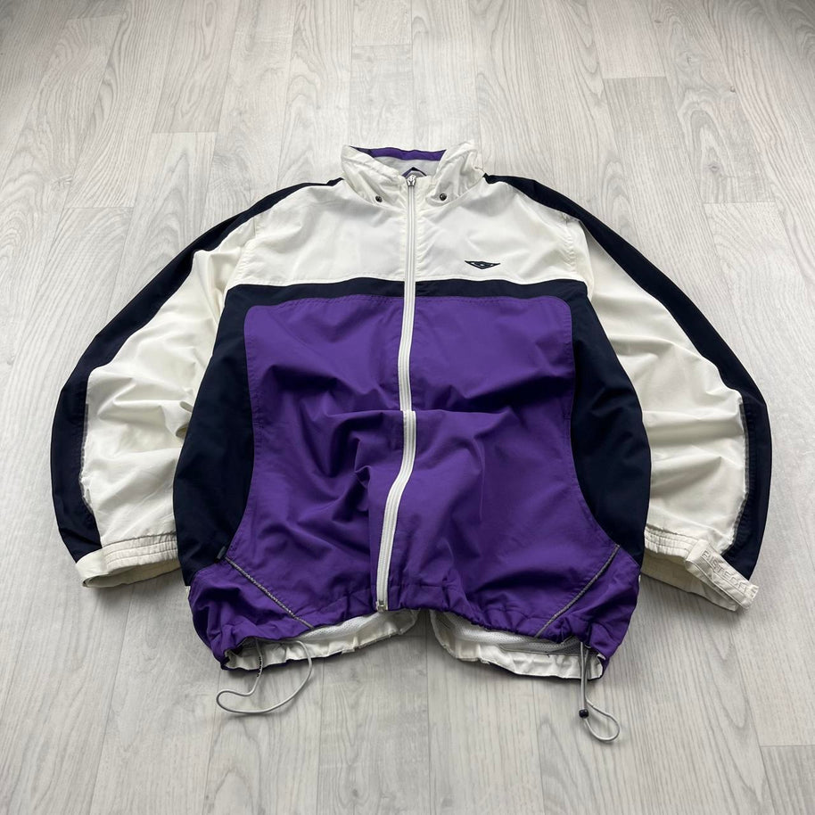 VINTAGE Y2K UMBRO TECHNICAL WINDBREAKER JACKET PURPLE