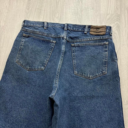 VINTAGE 00s WRANGLER BAGGY LOOSE JORTS BLUE