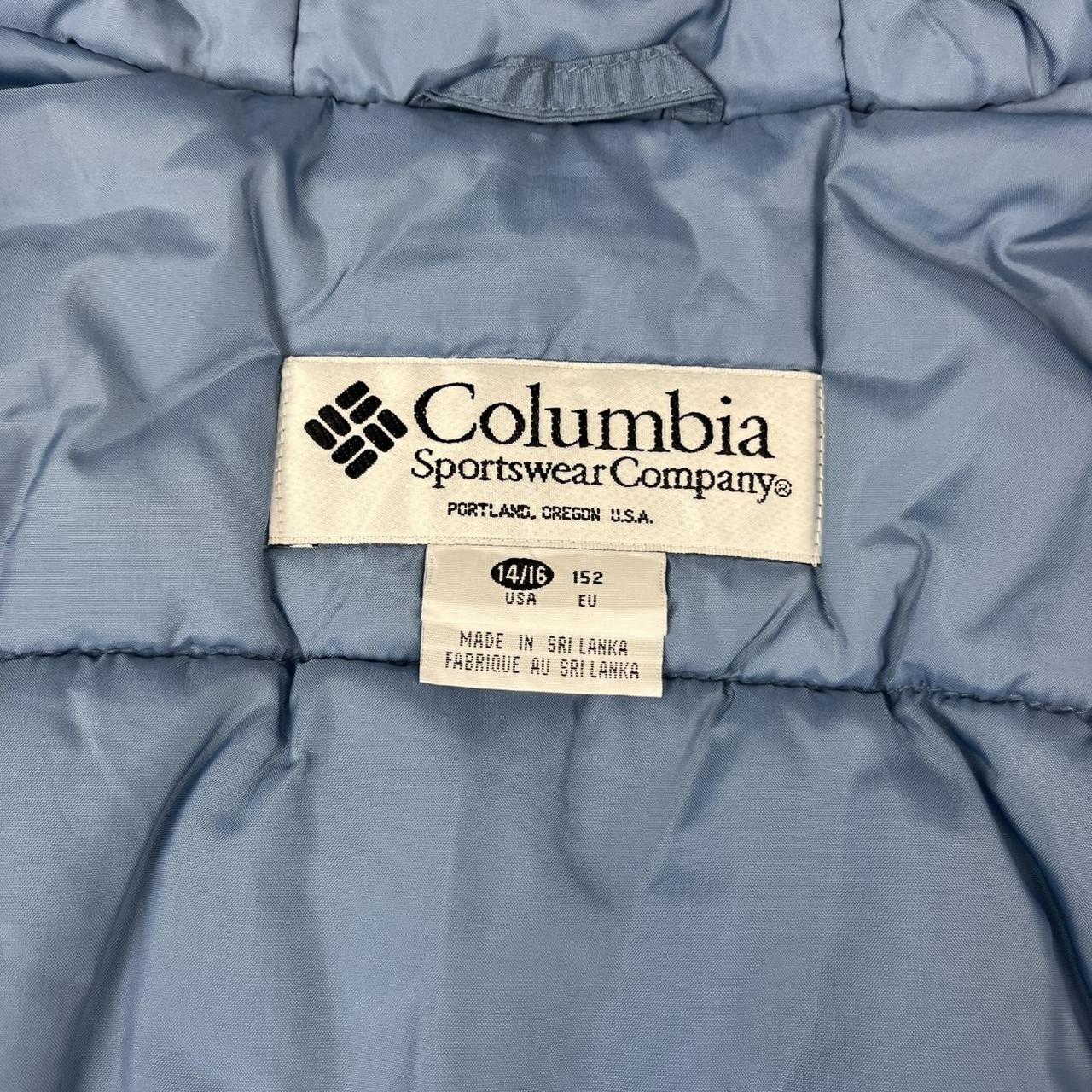 VINTAGE 00s COLUMBIA UTILITY JACKET WHITE BLUE