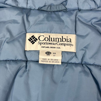 VINTAGE 00s COLUMBIA UTILITY JACKET WHITE BLUE