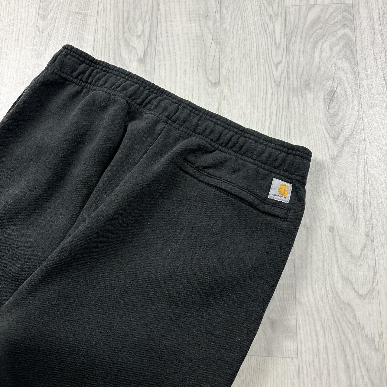 CARHARTT RELAXED COTTON SWEATPANTS BLACK