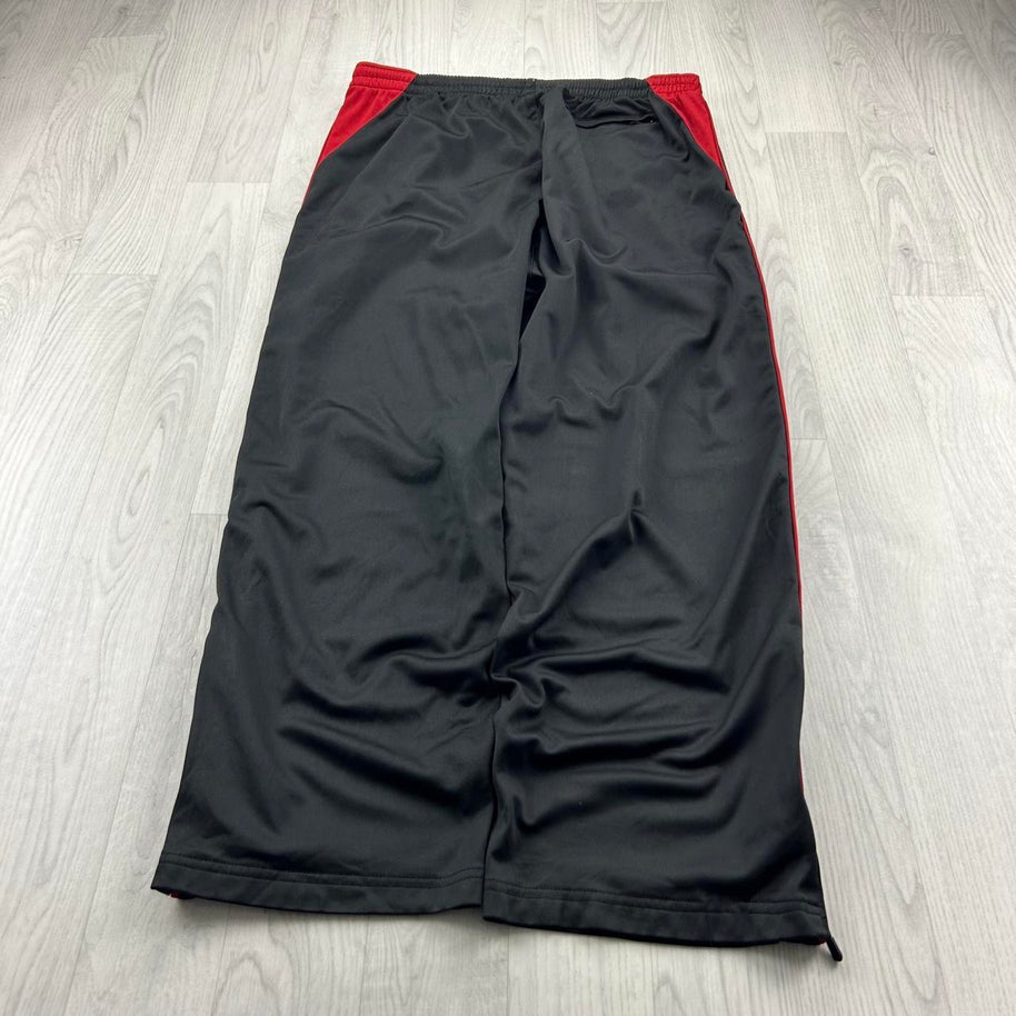 VINTAGE Y2K STARTER BAGGY TRACKSUIT BOTTOMS BLACK