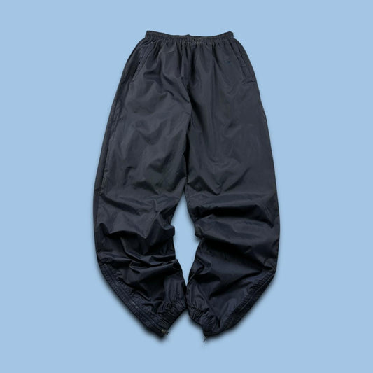 VINTAGE Y2K CHAMPION BAGGY SHELL TRACKSUIT BOTTOMS NAVY