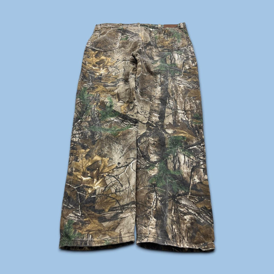VINTAGE WRANGLER REALTREE BAGGY CAMO TROUSERS