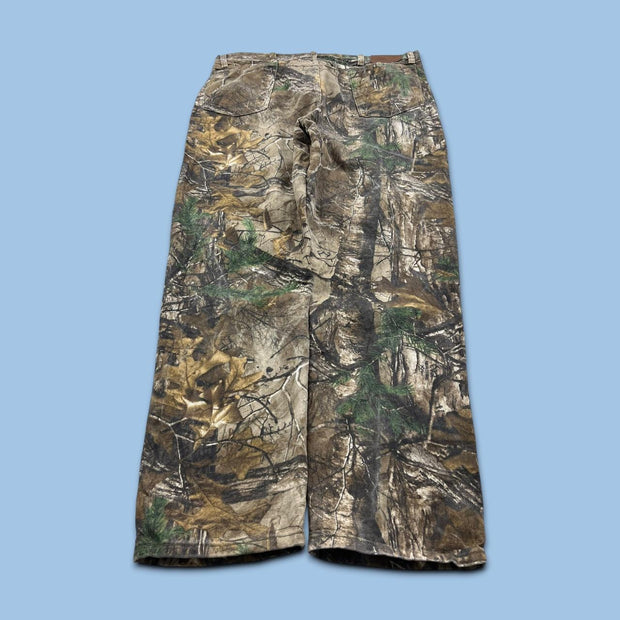 VINTAGE WRANGLER REALTREE BAGGY CAMO TROUSERS