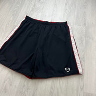 VINTAGE Y2K NIKE REVERSIBLE BAGGY BASKETBALL SPORT SHORTS BLACK / RED