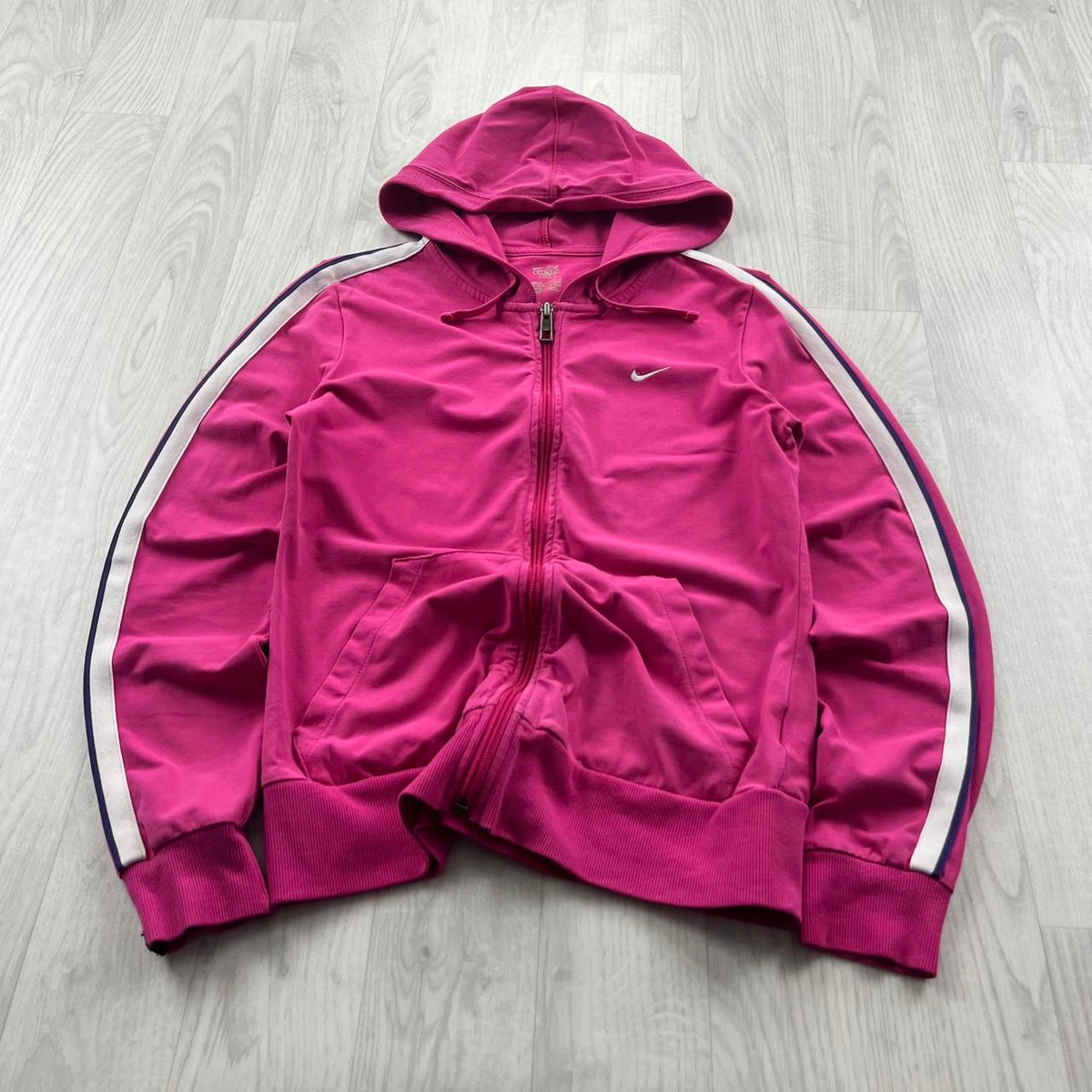 VINTAGE Y2K NIKE ZIP UP HOODIE PINK