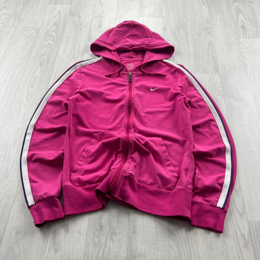 VINTAGE Y2K NIKE ZIP UP HOODIE PINK