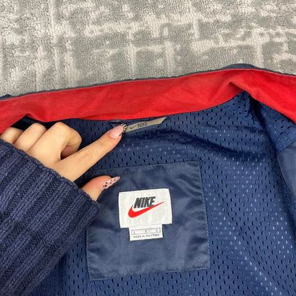 VINTAGE 90s NIKE WINDBREAKER JACKET NAVY