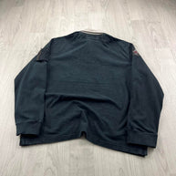 VINTAGE Y2K RALPH LAUREN PLAIN LONG SLEEVE RUGBY POLO SHIRT BLACK