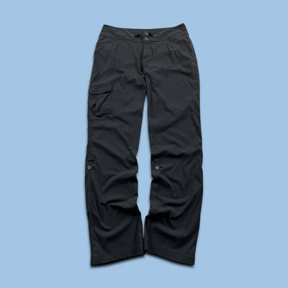 VINTAGE Y2K COLUMBIA BAGGY LIGHTWEIGHT SPORTSWEAR TROUSERS BLACK