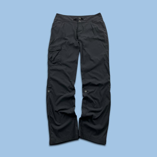 VINTAGE Y2K COLUMBIA BAGGY LIGHTWEIGHT SPORTSWEAR TROUSERS BLACK