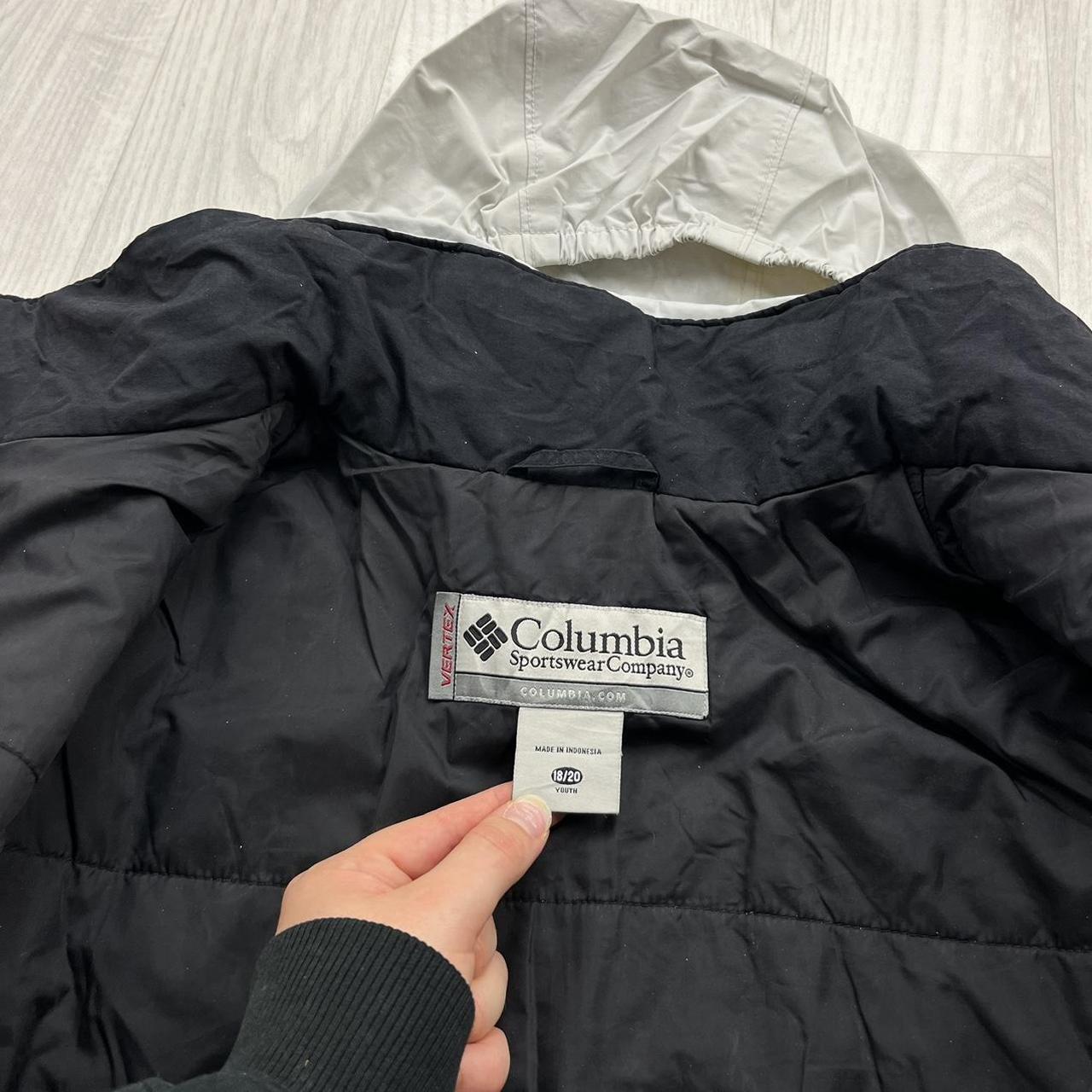 VINTAGE 00s COLUMBIA UTILITY PADDED SKI JACKET BLACK ORANGE