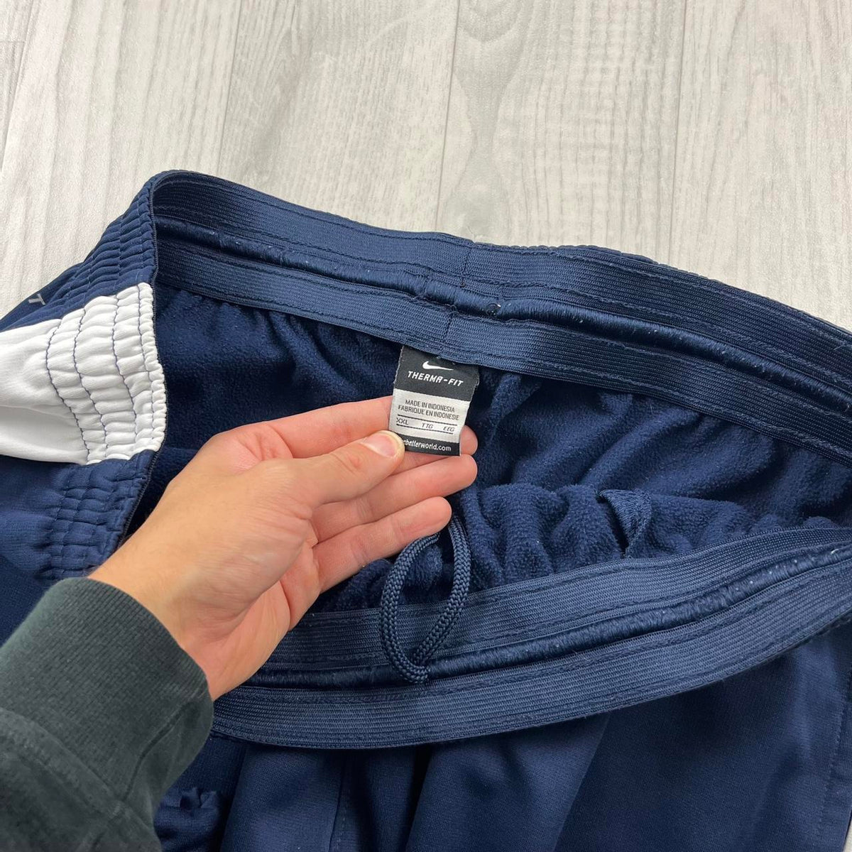 VINTAGE Y2K NIKE BAGGY TRACKSUIT BOTTOMS NAVY