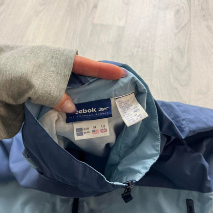 VINTAGE Y2K REEBOK WINDBREAKER TRACK JACKET BLUE LILAC