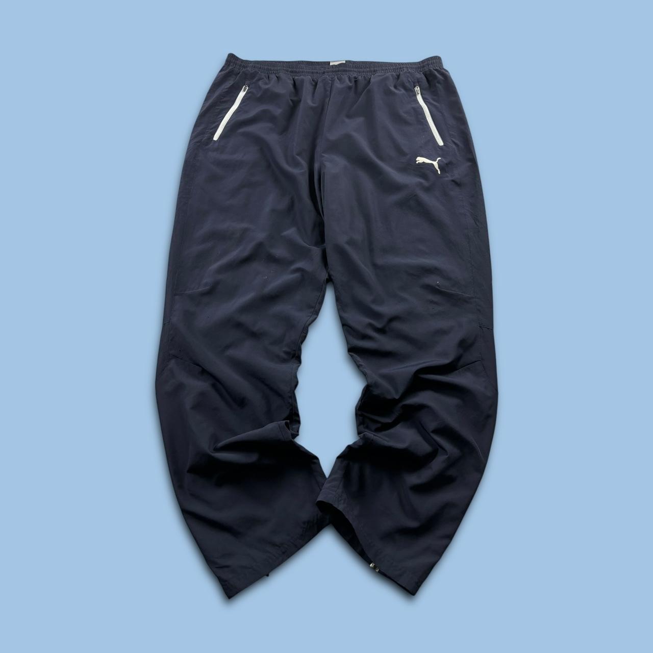 VINTAGE Y2K PUMA BAGGY TRACKSUIT BOTTOMS NAVY