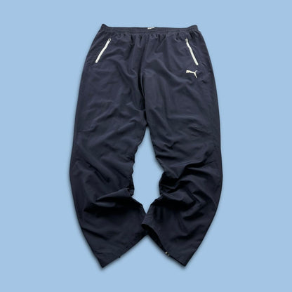 VINTAGE Y2K PUMA BAGGY TRACKSUIT BOTTOMS NAVY