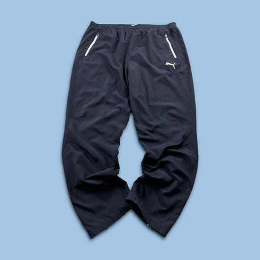 VINTAGE Y2K PUMA BAGGY TRACKSUIT BOTTOMS NAVY
