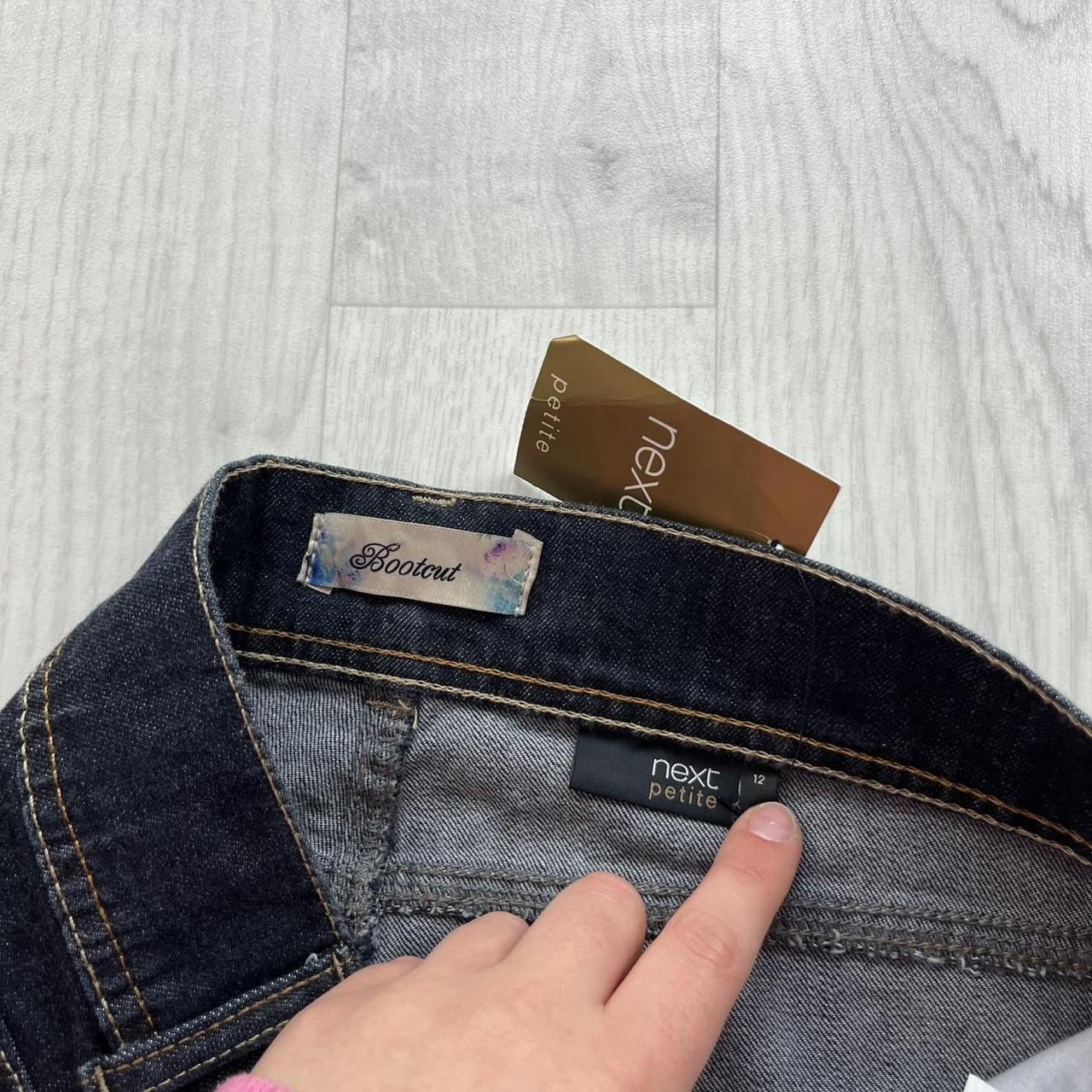 VINTAGE Y2K NEXT LOW RISE SLIM BOOTCUT JEANS NAVY