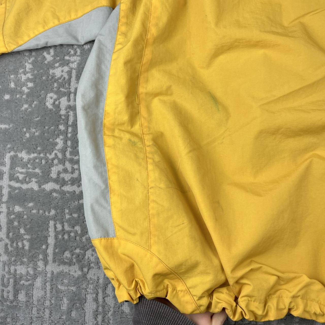 VINTAGE 00s COLUMBIA TECHNICAL HOODED UTILITY JACKET YELLOW