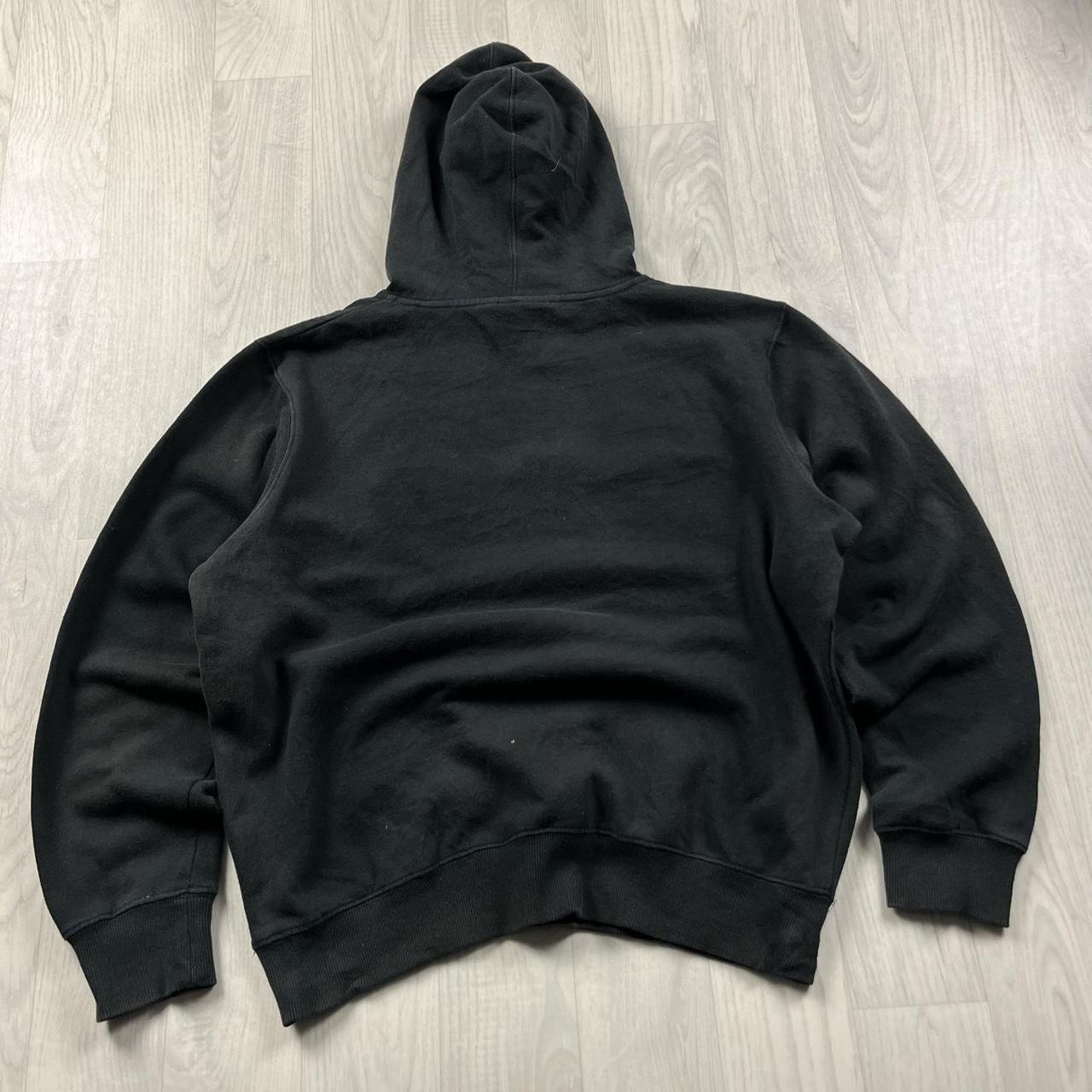 VINTAGE Y2K FILA GRAPHIC BOXY HOODIE BLACK