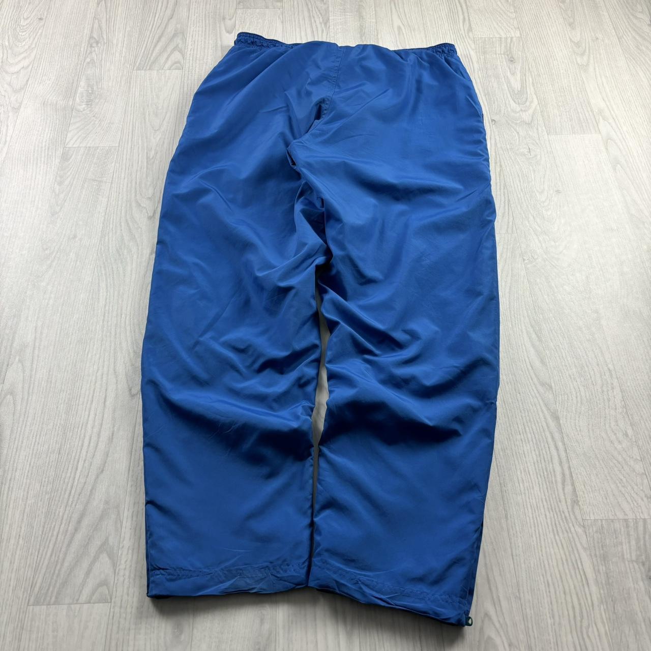 VINTAGE Y2K ADIDAS BAGGY TRACKSUIT BOTTOMS BLUE