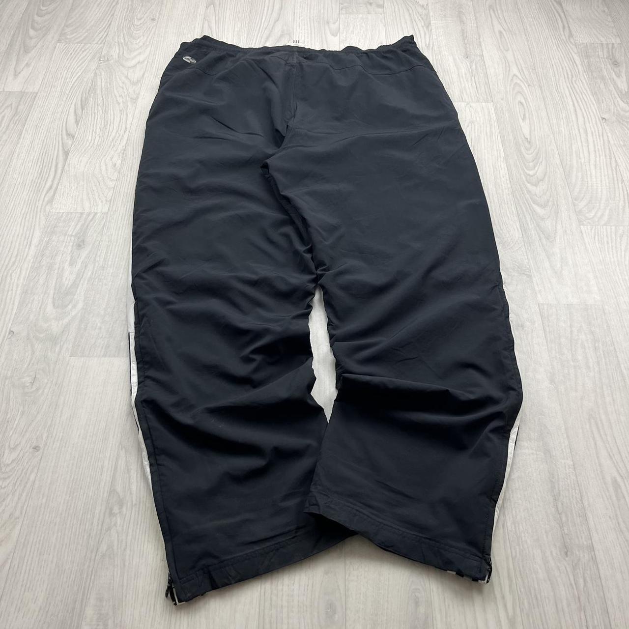 VINTAGE Y2K ADIDAS BAGGY TRACKSUIT BOTTOMS BLACK