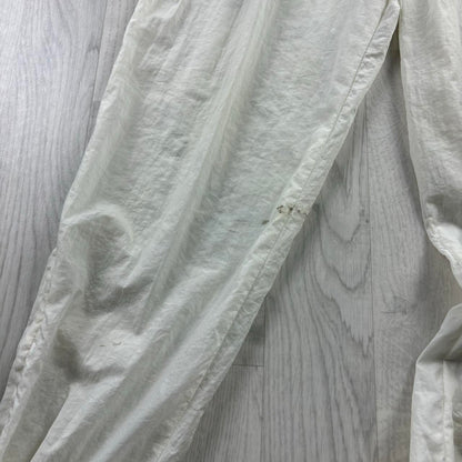 VINTAGE 90s NIKE BAGGY TRACKSUIT BOTTOMS WHITE