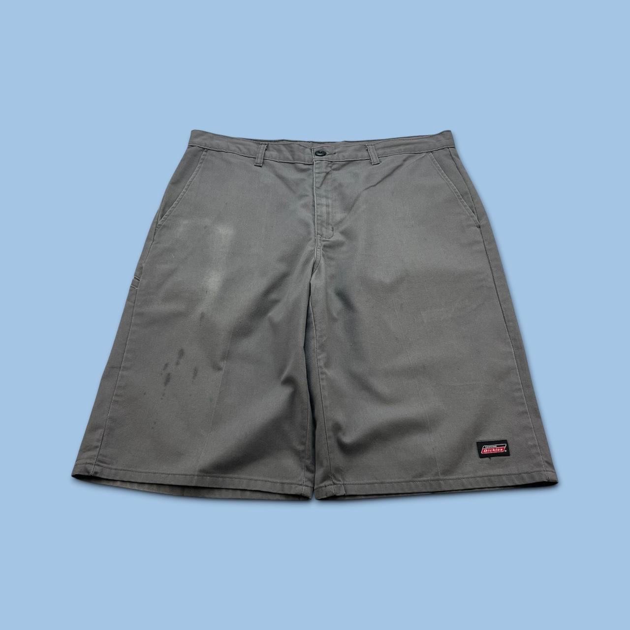VINTAGE Y2K DICKIES BAGGY SKATER SHORTS GREY