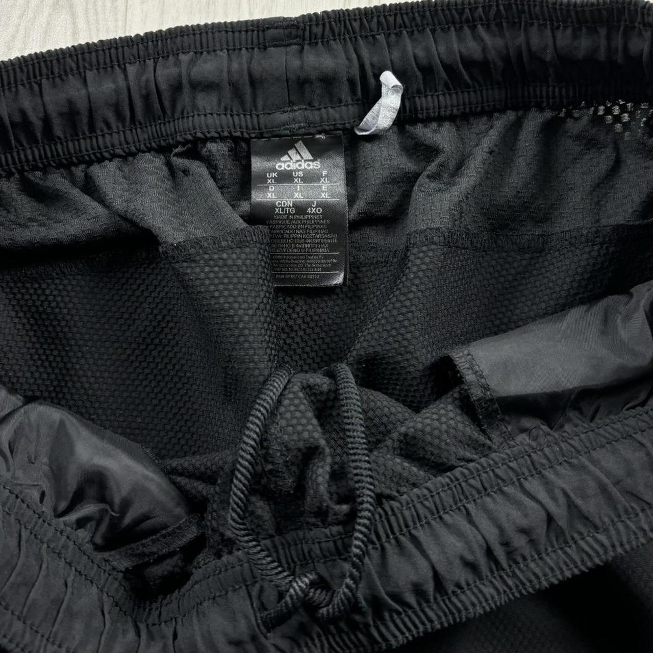 VINTAGE Y2K ADIDAS BAGGY TRACKSUIT BOTTOMS BLACK