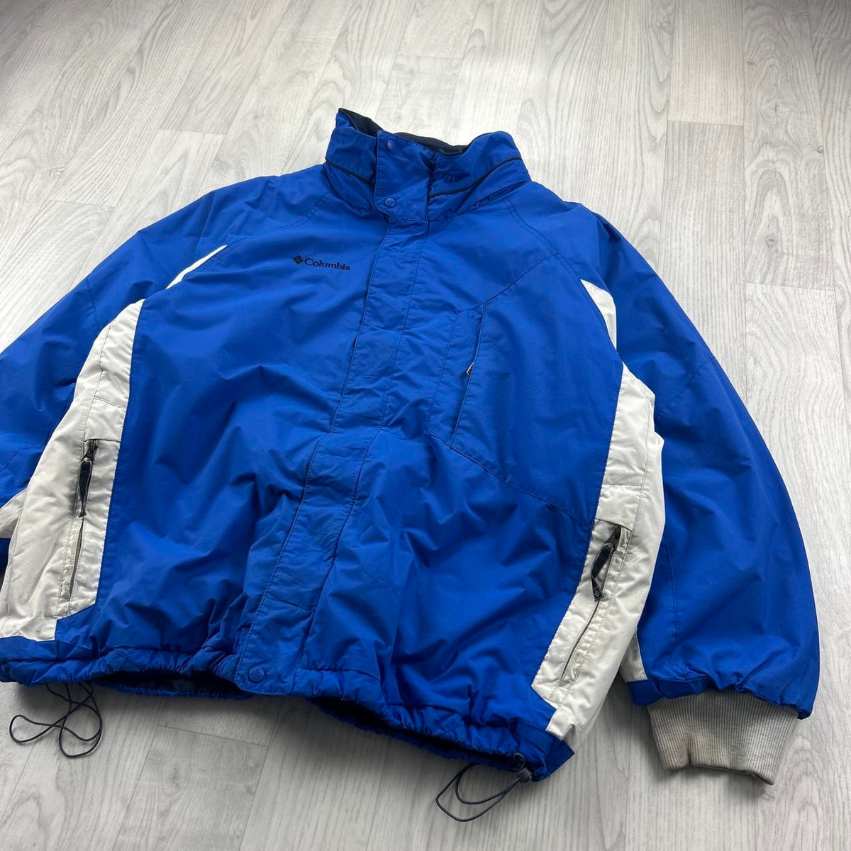 VINTAGE Y2K COLUMBIA TECHNICAL UTILITY SKI JACKET BLUE