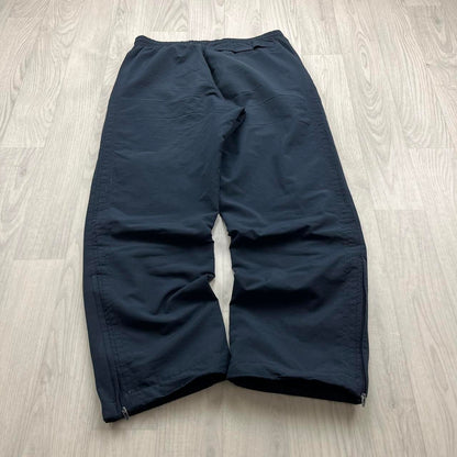 VINTAGE Y2K ADIDAS BAGGY TRACKSUIT BOTTOMS NAVY