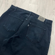 VINTAGE LEVIS SILVER TAB BAGGY JEANS BLACK