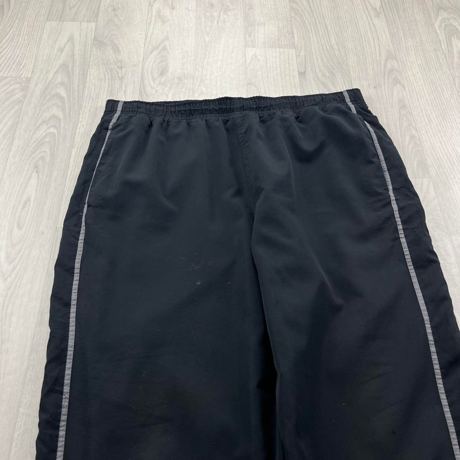 VINTAGE Y2K REEBOK BAGGY TRACKSUIT BOTTOMS BLACK