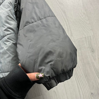 VINTAGE Y2K UMBRO PUFFER JACKET GREY