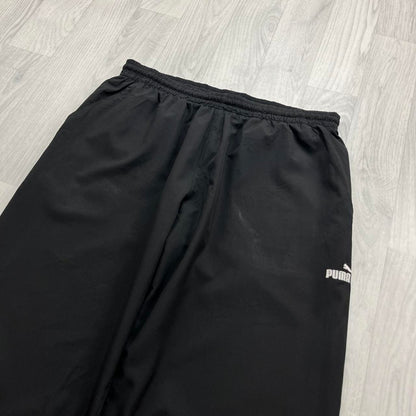VINTAGE Y2K PUMA TECHNICAL BAGGY TRACKSUIT BOTTOMS BLACK