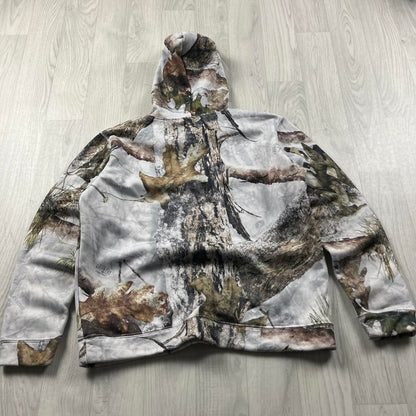 VINTAGE MOSSY OAK REALTREE HOODIE CAMO WHITE