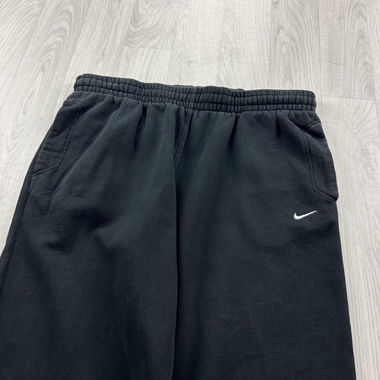 VINTAGE Y2K NIKE BAGGY COTTON SWEATPANTS BLACK