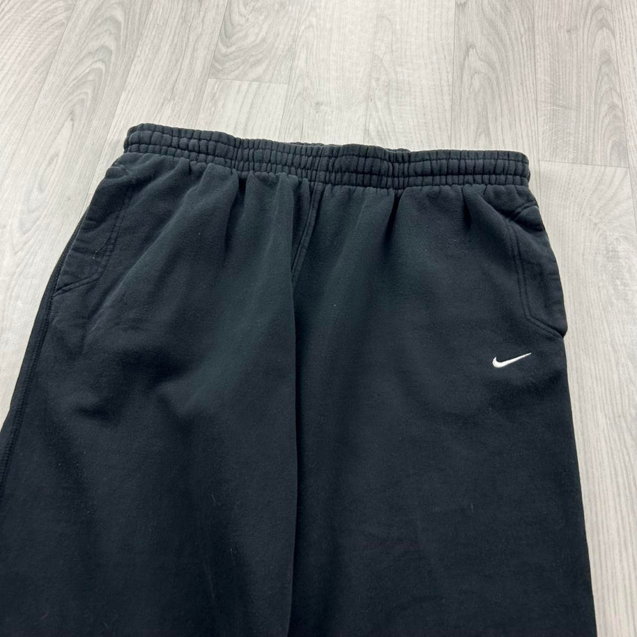 VINTAGE Y2K NIKE BAGGY COTTON SWEATPANTS BLACK