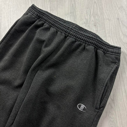 VINTAGE 00s CHAMPION BAGGY COTTON SWEATPANTS CHARCOAL GREY