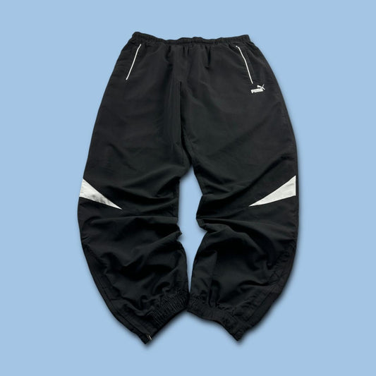 VINTAGE Y2K PUMA BAGGY TRACKSUIT BOTTOMS BLACK
