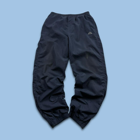 VINTAGE Y2K KAPPA BAGGY TRACKSUIT BOTTOMS NAVY