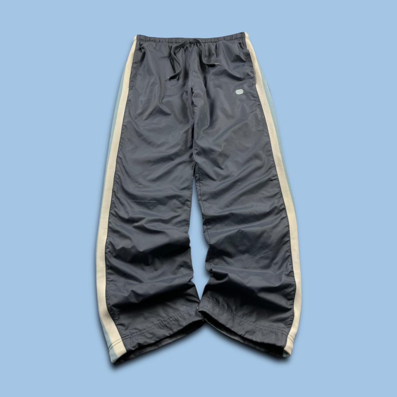 VINTAGE Y2K NIKE BAGGY TRACKSUIT BOTTOMS GREY