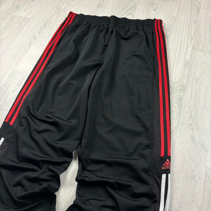VINTAGE Y2K ADIDAS BAGGY TRACKSUIT BOTTOMS BLACK