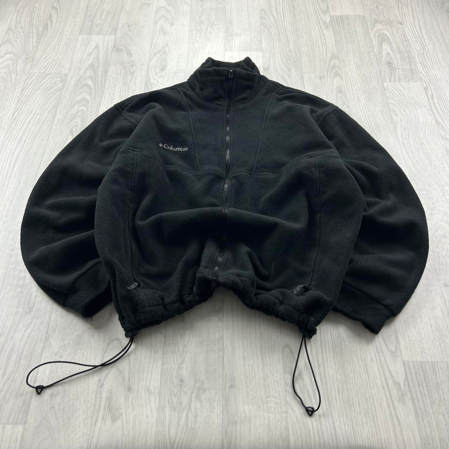VINTAGE Y2K COLUMBIA ZIP UP FLEECE JACKET BLACK
