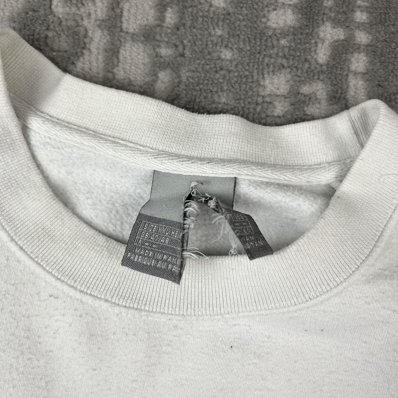 VINTAGE Y2K NIKE SPELL OUT BOXY SWEATSHIRT WHITE